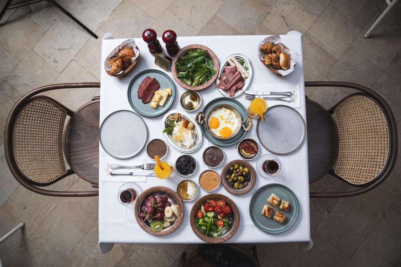 Han 1772 Hotel Стамбул Екстер'єр фото A traditional Turkish breakfast
